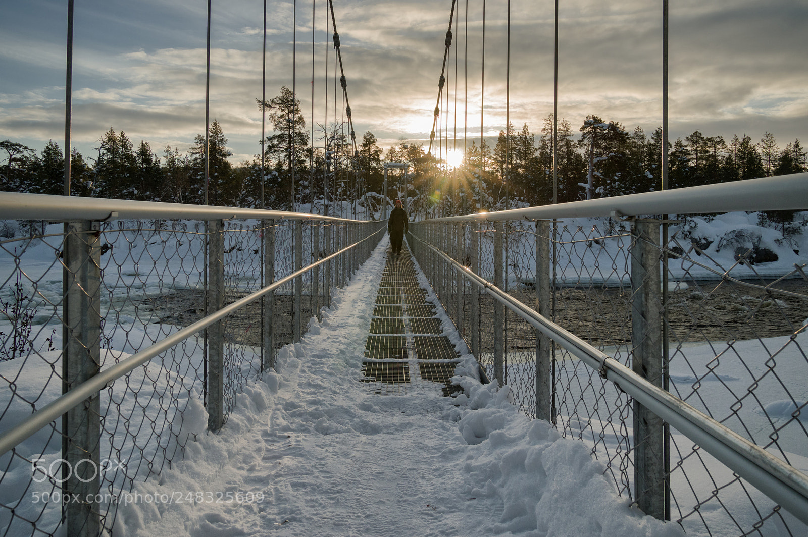 Pentax K-3 sample photo. Sunrise bridge photography