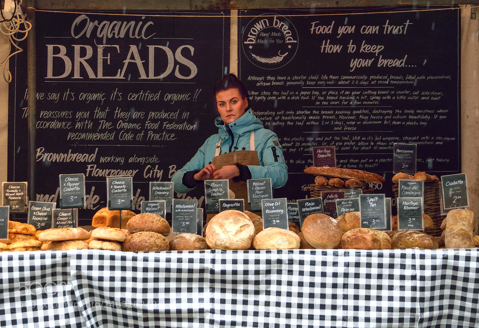 Nikon D5300 sample photo. The bread lady photography