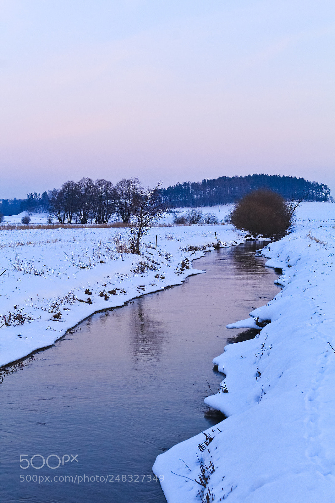 Canon EOS 1200D (EOS Rebel T5 / EOS Kiss X70 / EOS Hi) sample photo. Winter river photography