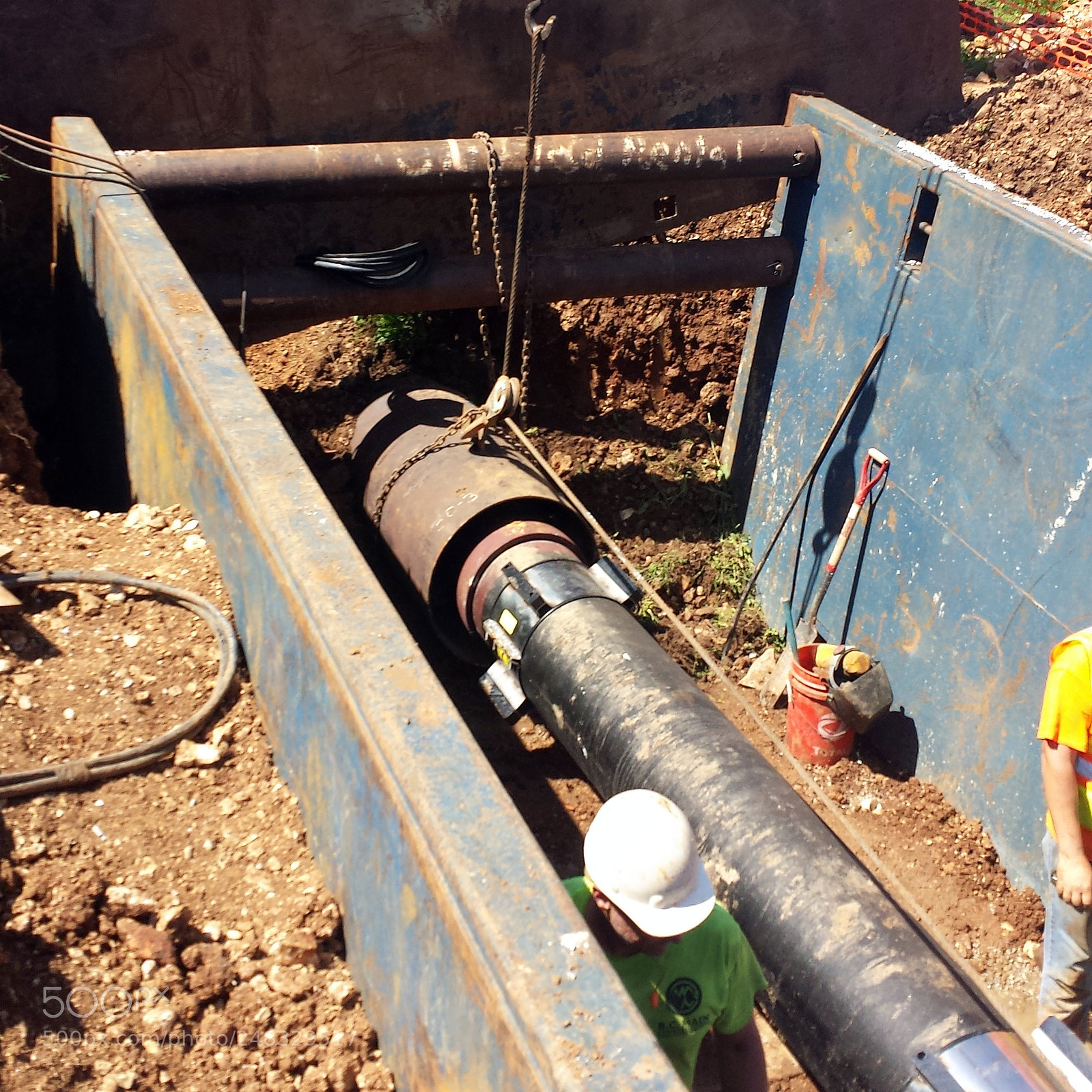 Samsung Galaxy S4 sample photo. Inch cast iron sewer photography