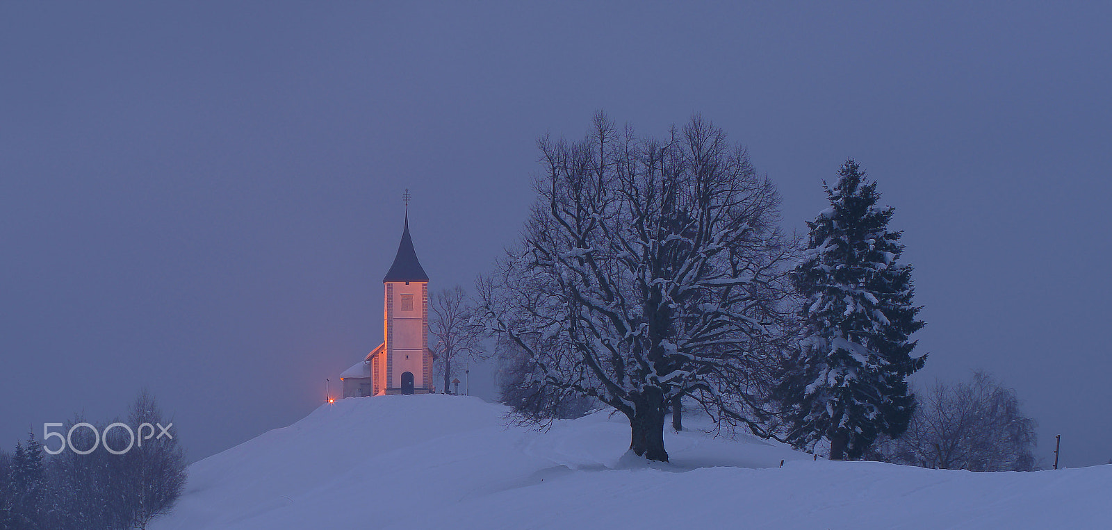 Pentax K-1 + Pentax smc FA 50mm F1.4 sample photo. Jamnik - iconic church with markant tree in front photography