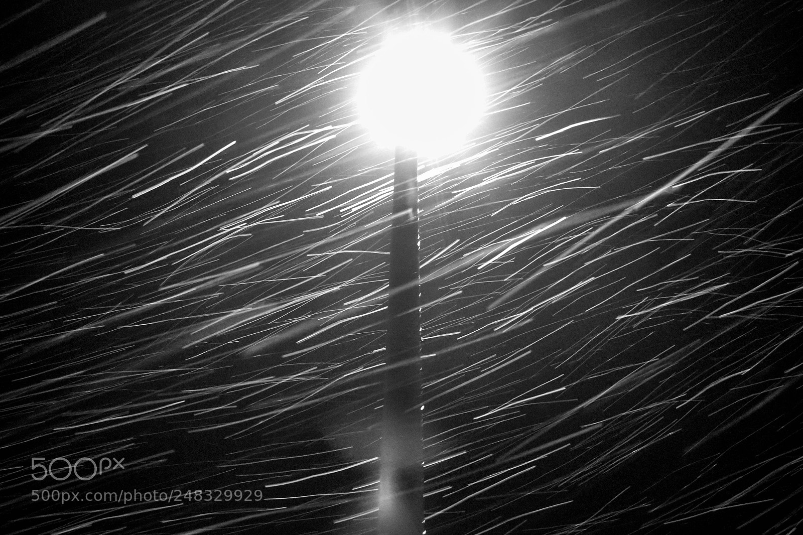 Canon EOS 100D (EOS Rebel SL1 / EOS Kiss X7) sample photo. Snow in long exposure photography