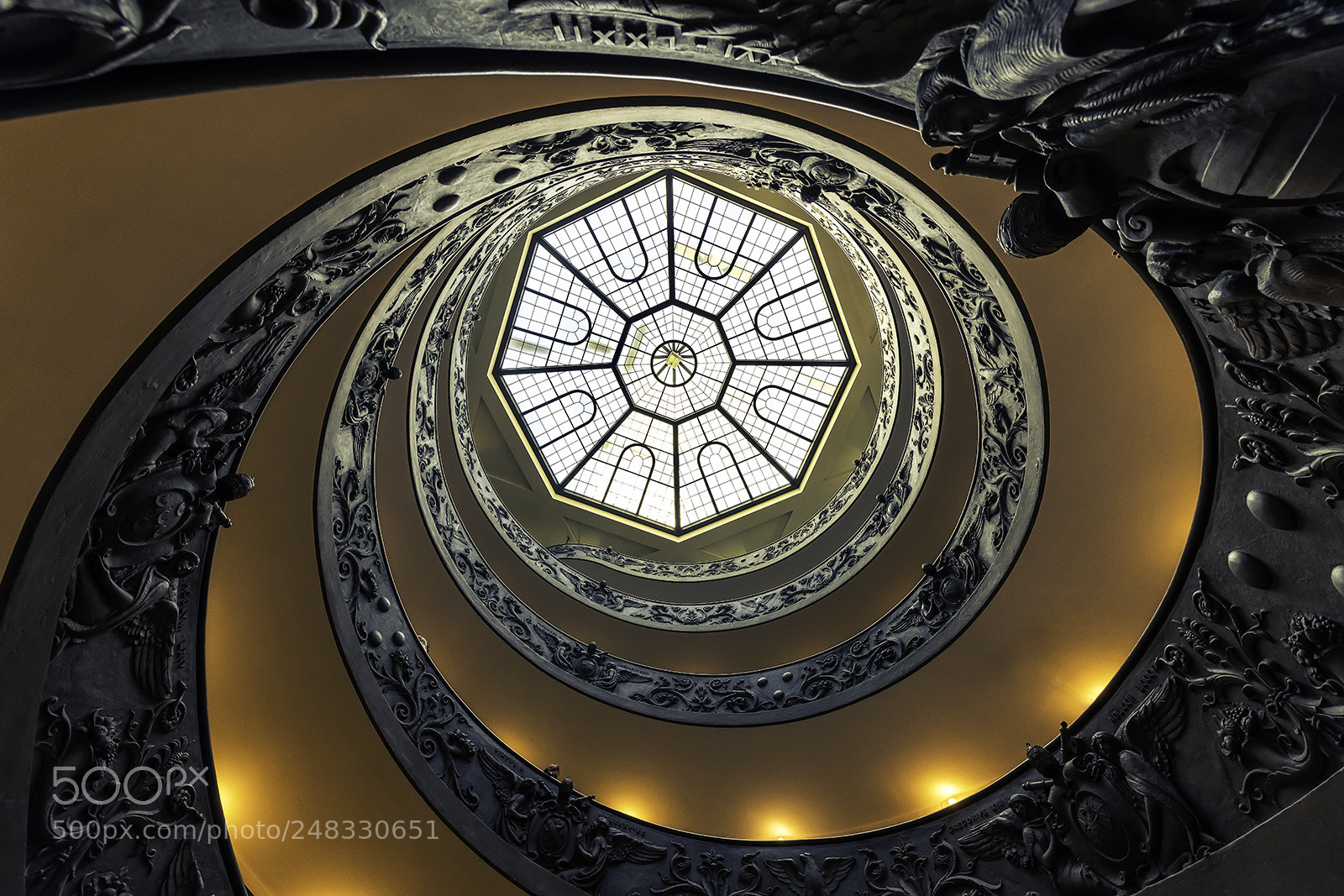 Nikon D850 sample photo. The vatican spiral staircase 2 photography