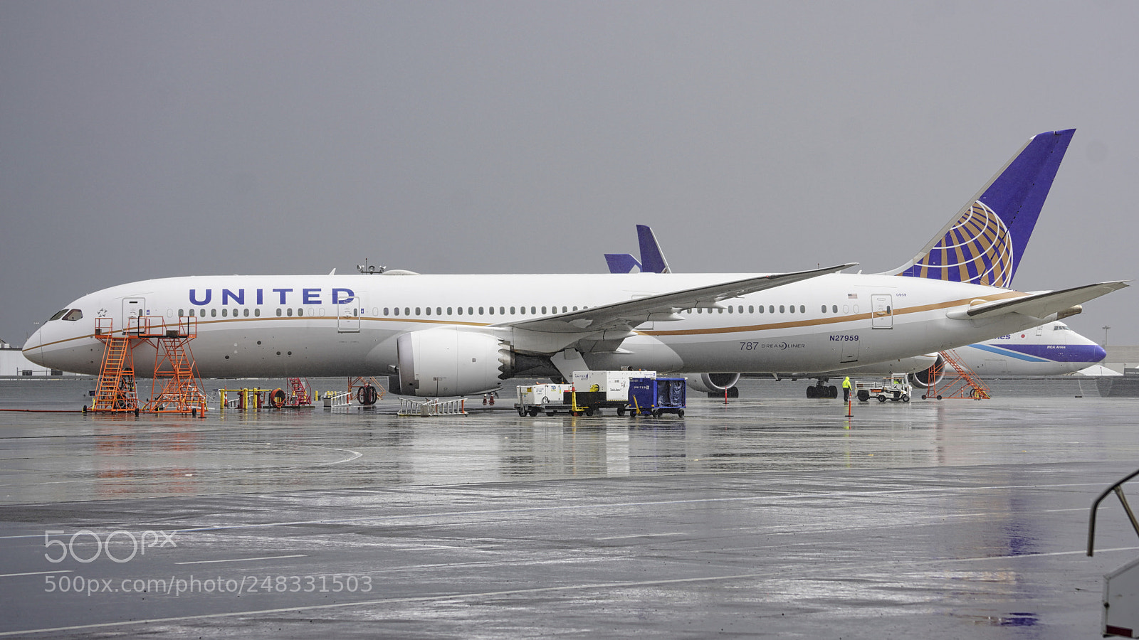 Sony a7R III sample photo. United airlines 2015 boeing photography