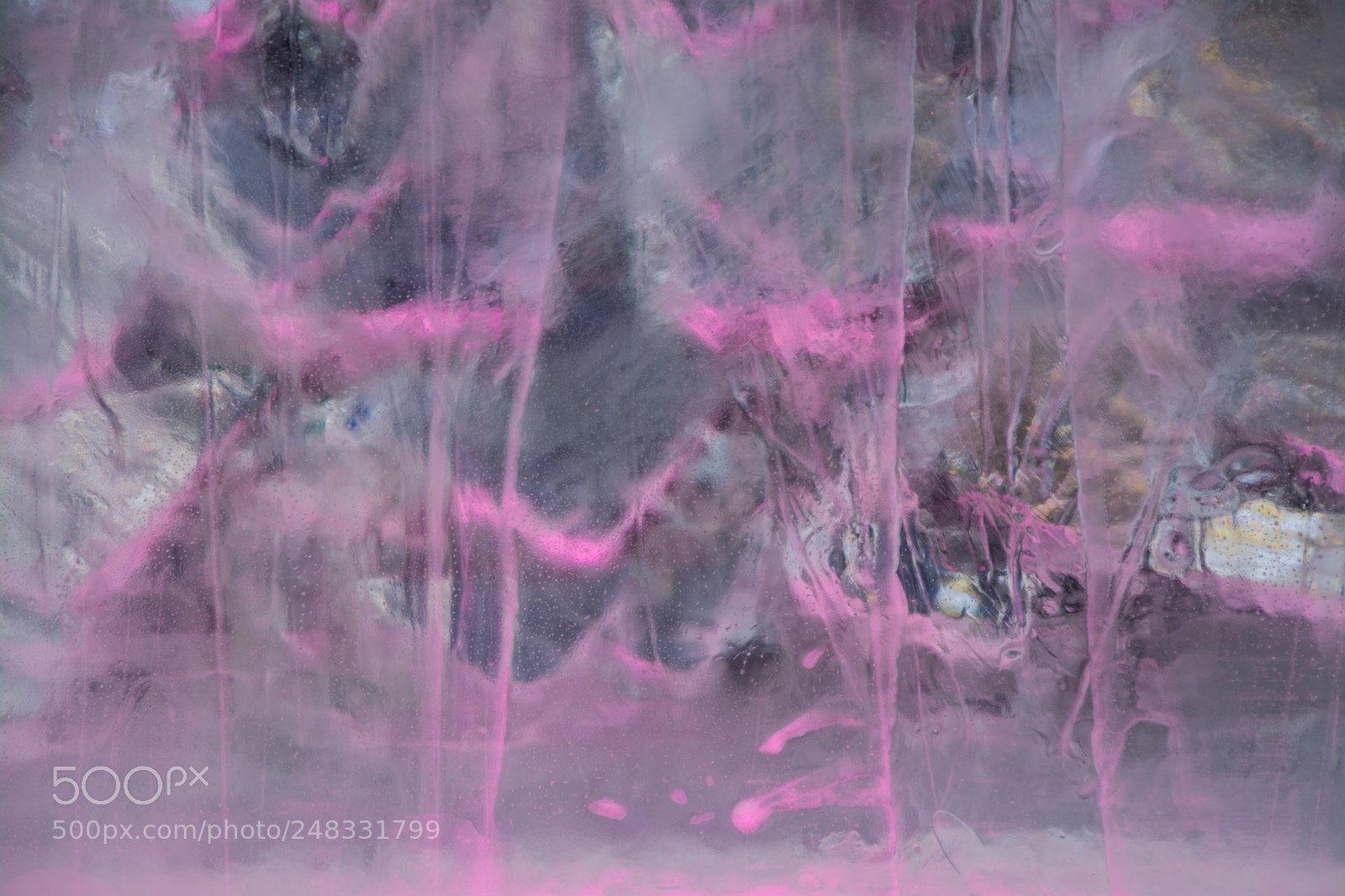 Nikon D5200 sample photo. Colorful ice photography