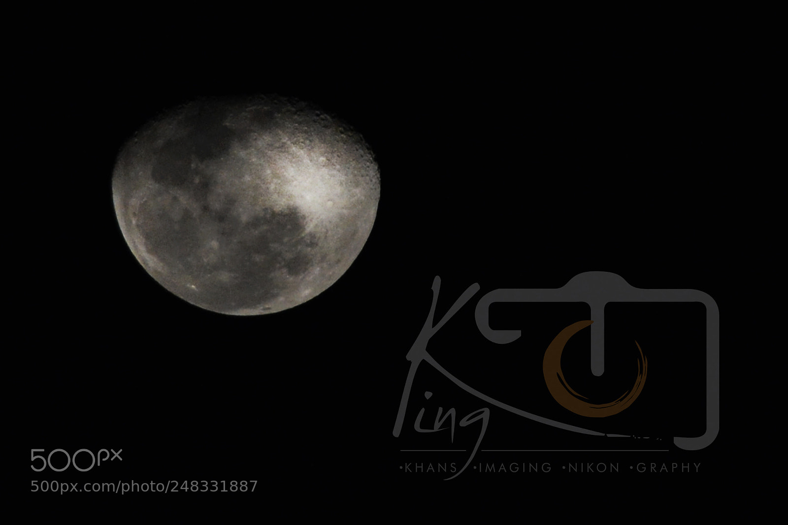Nikon D5200 sample photo. Moon photography