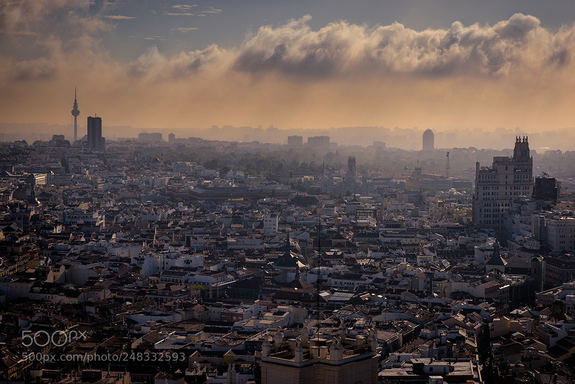 Nikon D810 sample photo. Madrid from the rooftop photography