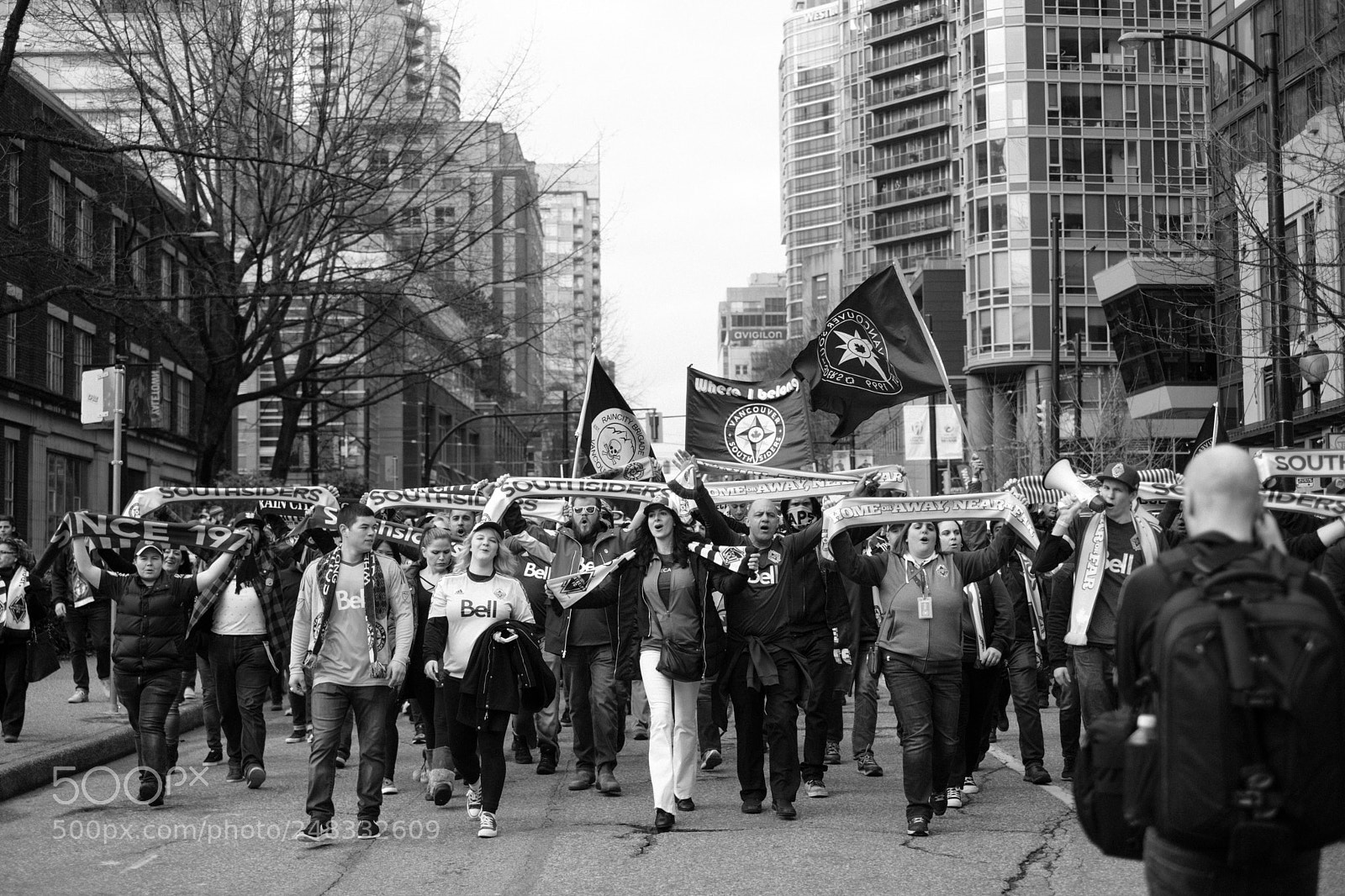 Fujifilm X-H1 sample photo. Vancouver whitecaps soccer fans photography