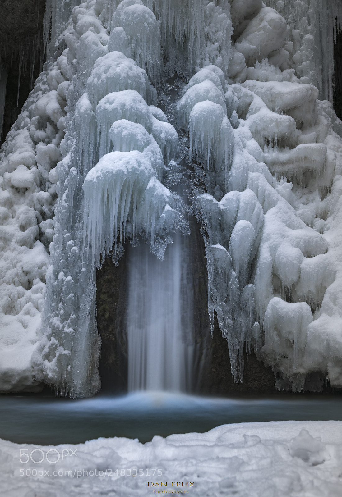 Nikon D850 sample photo. Icefall photography