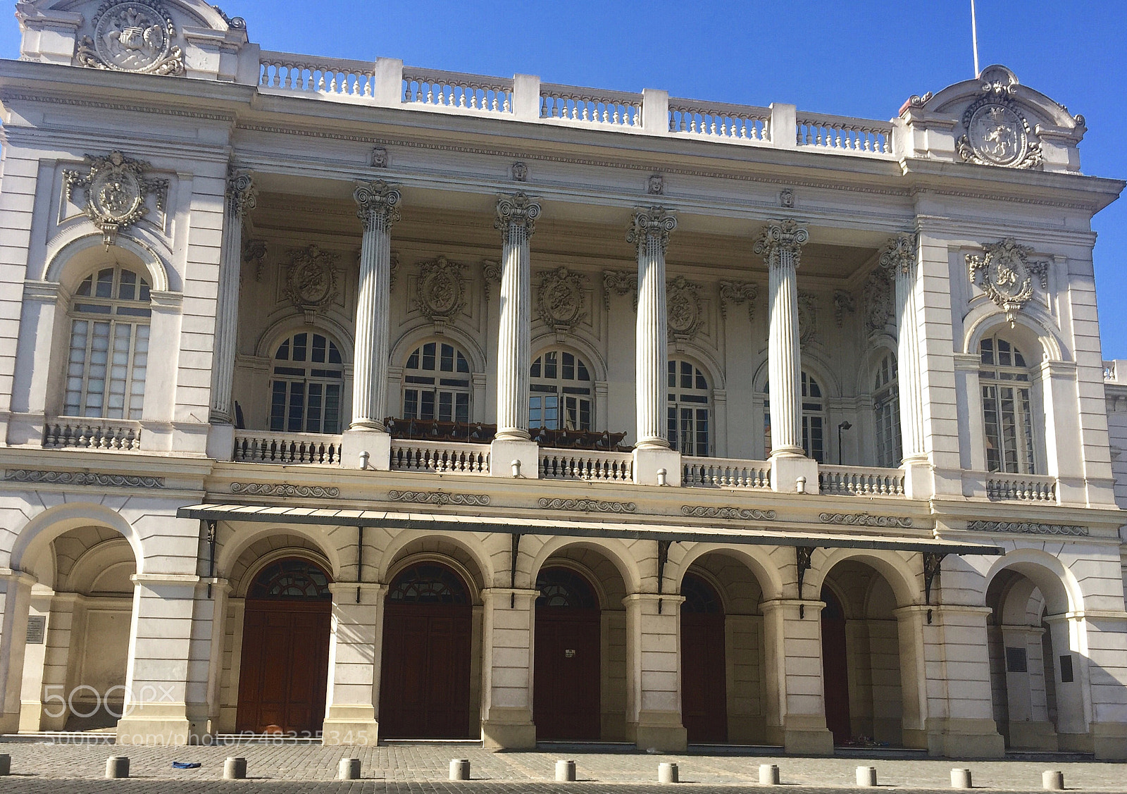 Apple iPhone 6 sample photo. Municipal theater of santiago photography
