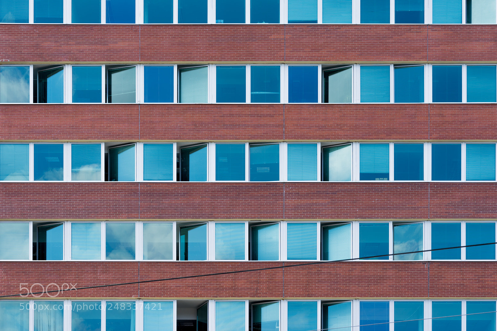 Sony a7 II sample photo. Windows and bricks photography