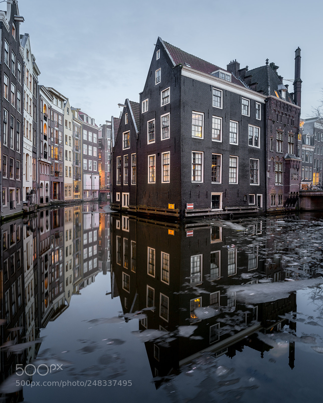 Sony a7R II sample photo. Melting ice in amsterdam photography