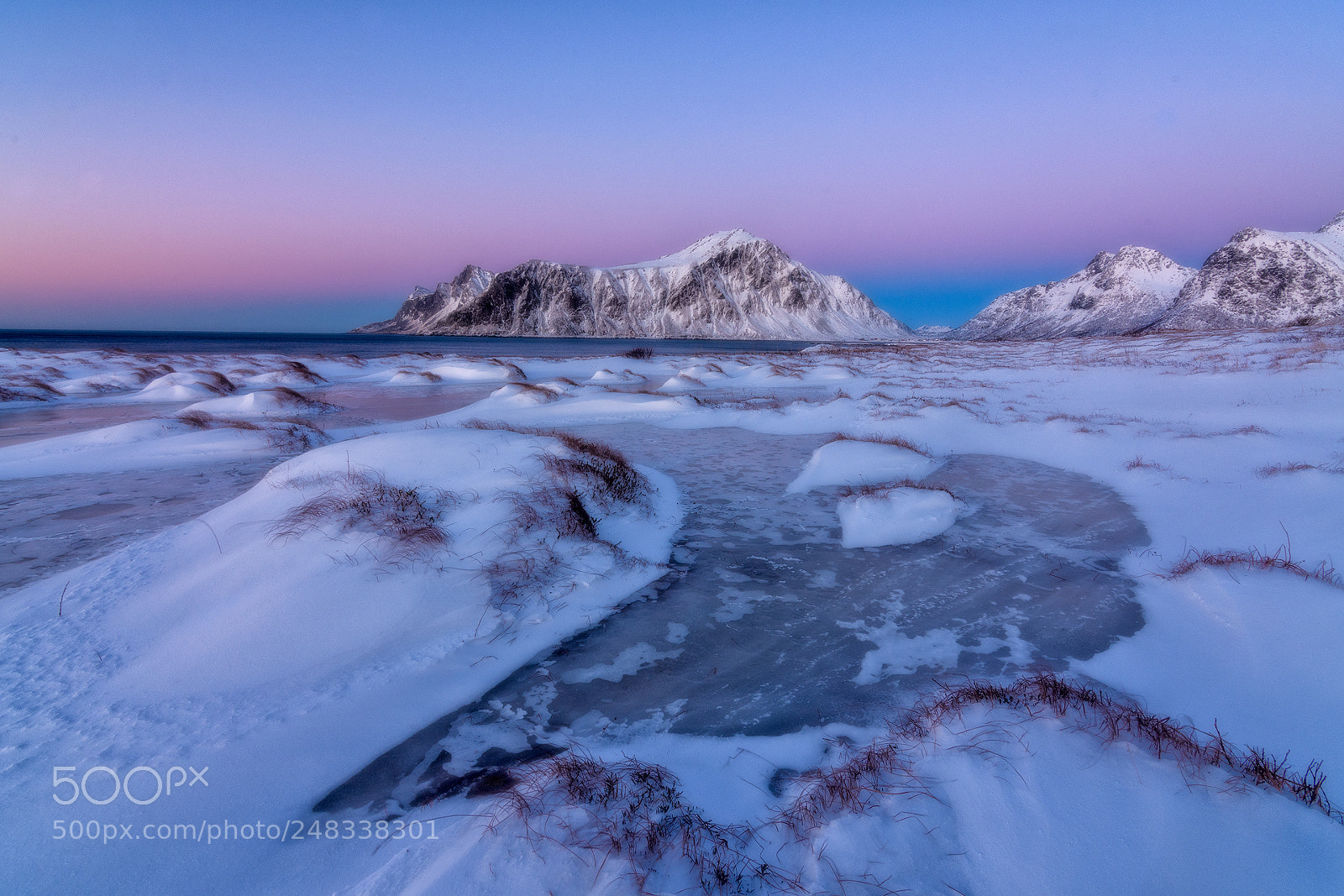 Nikon D500 sample photo. Cold sunset photography