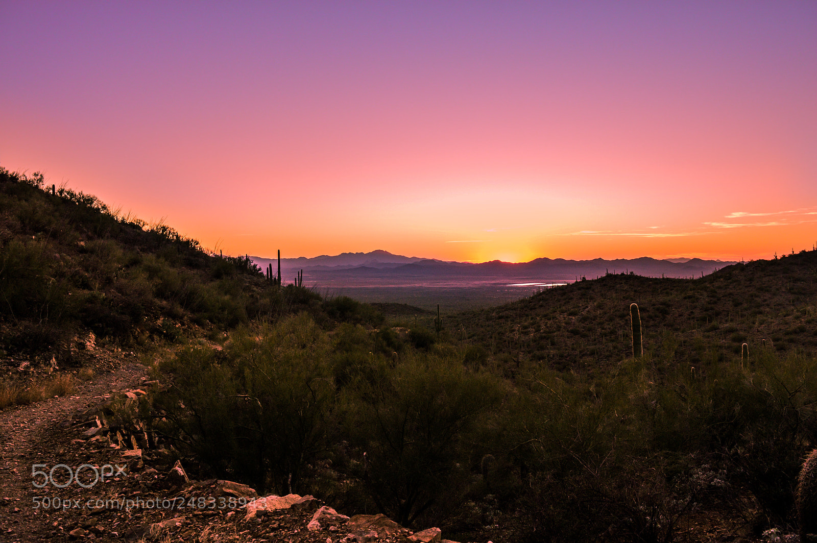 Nikon D3200 sample photo. Desert sunset photography