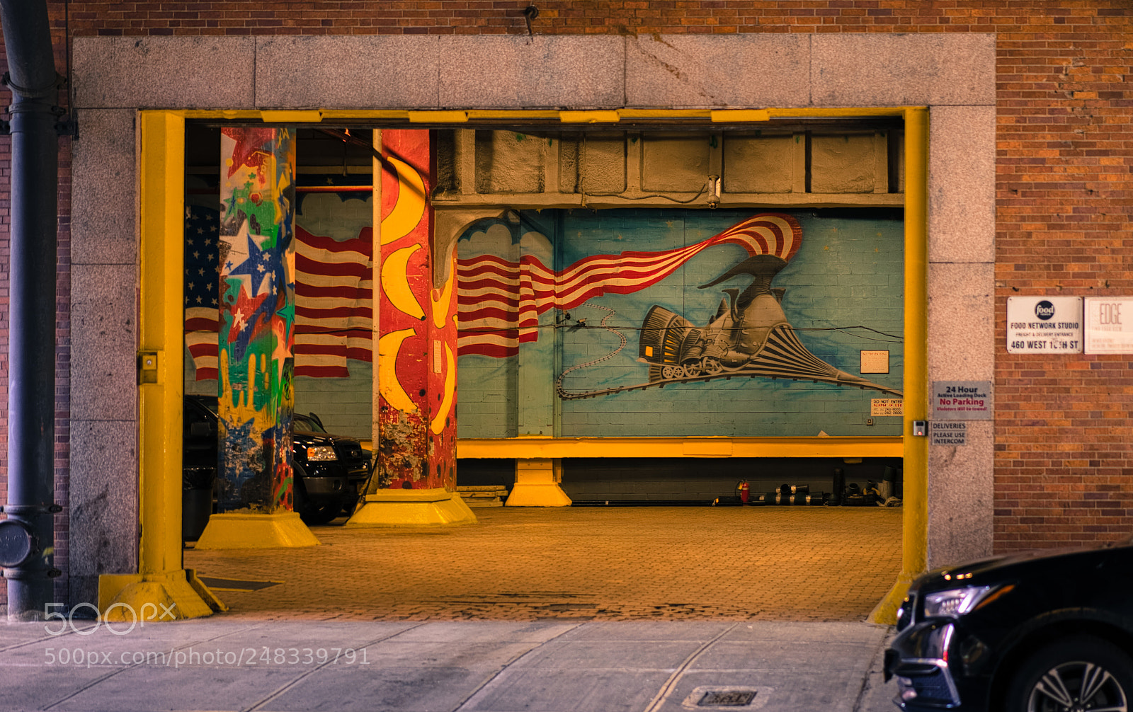 Sony a7 II sample photo. Garage mural photography