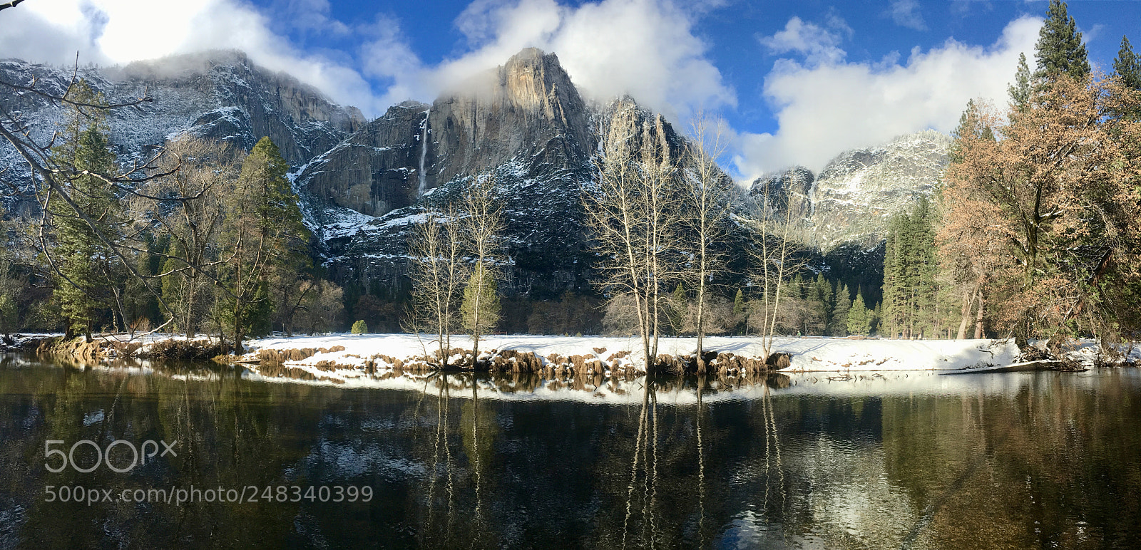 Apple iPhone 6s sample photo. Winter in yosemite photography