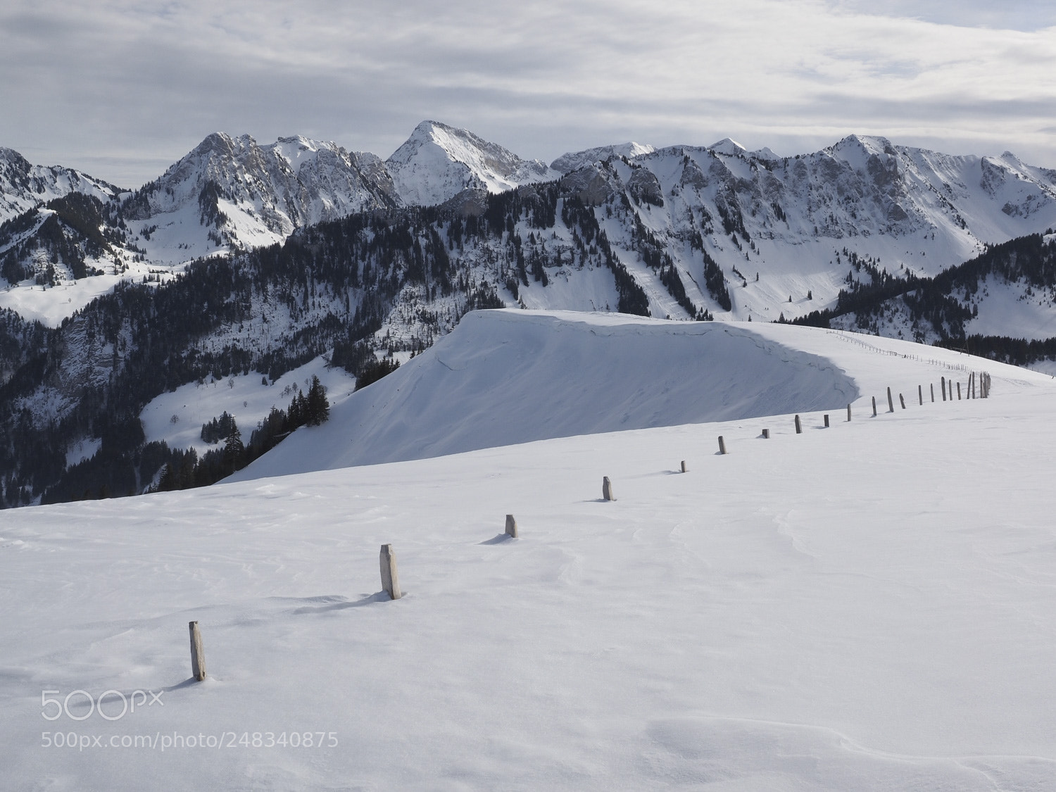 Olympus OM-D E-M1 sample photo. Berglandschaft im winterkleid, switzerland photography