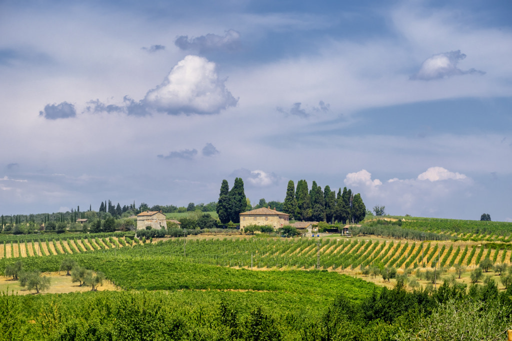 Old typical farm in the Chianti region (Tuscany) by Claudio G. Colombo on 500px.com