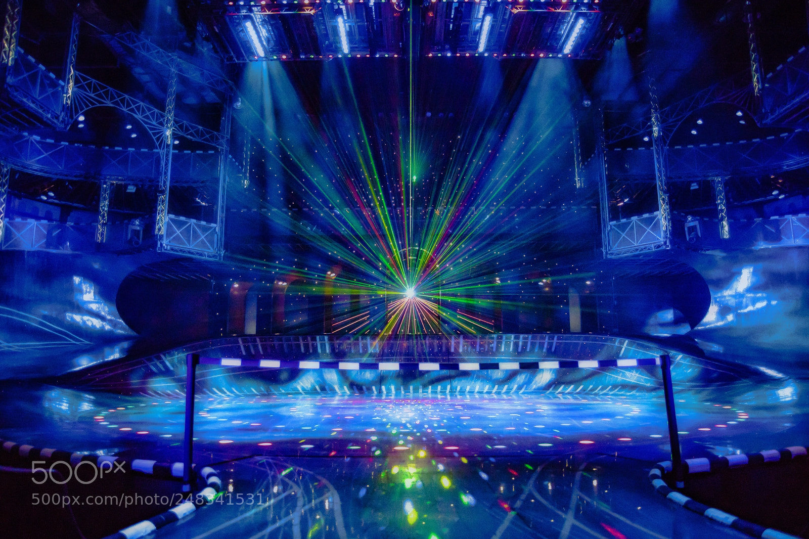 Sony ILCA-77M2 sample photo. Starlight express stage photography