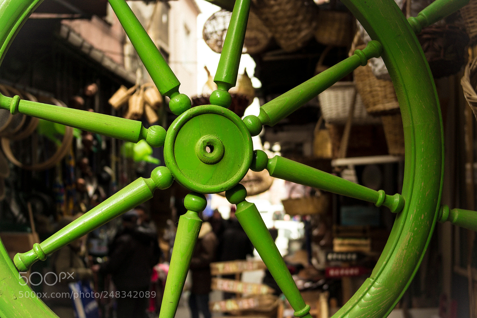 Samsung NX2000 sample photo. Green wheel photography
