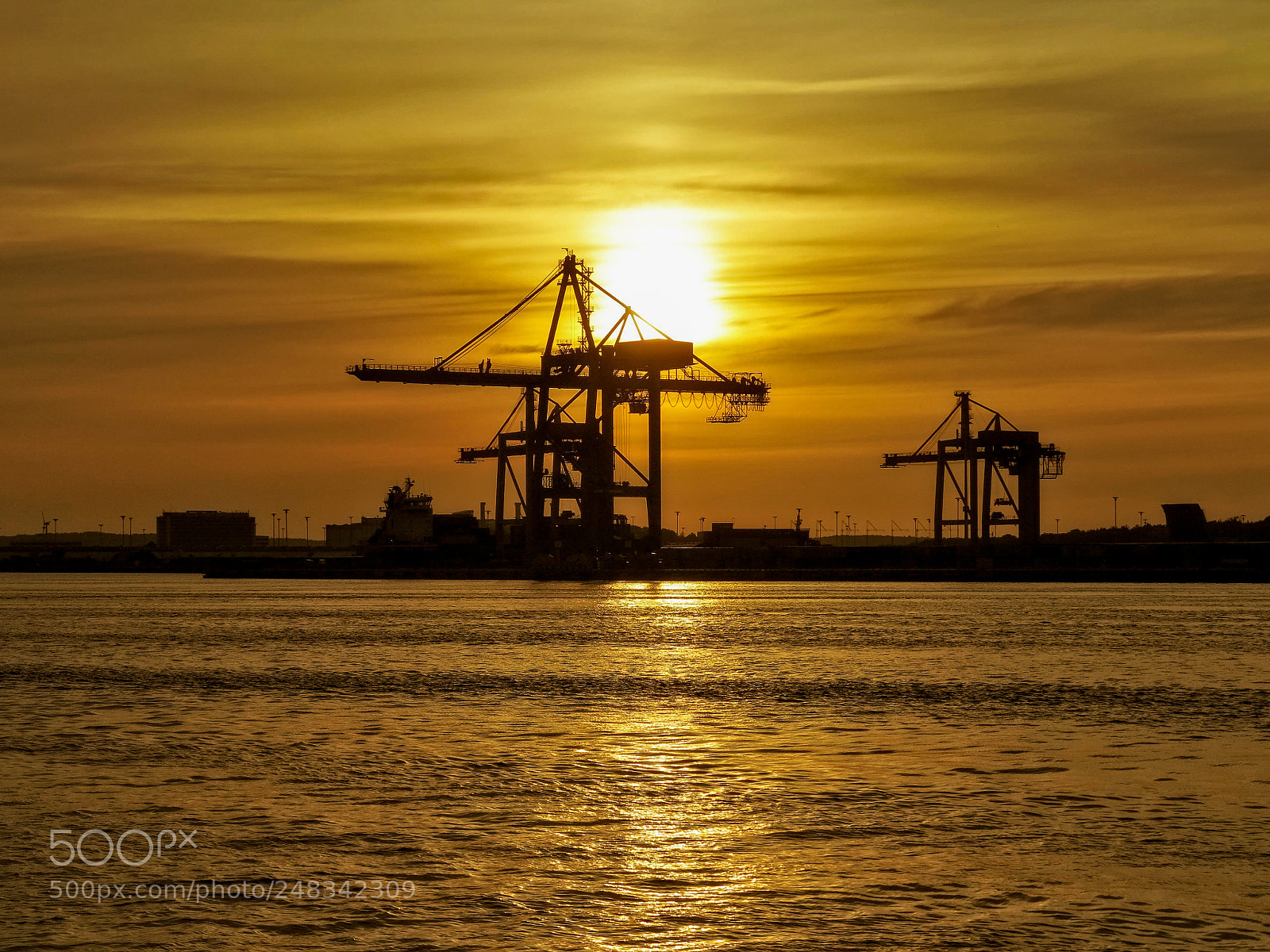 Canon PowerShot G1 X sample photo. Gothenburg cranes in the photography