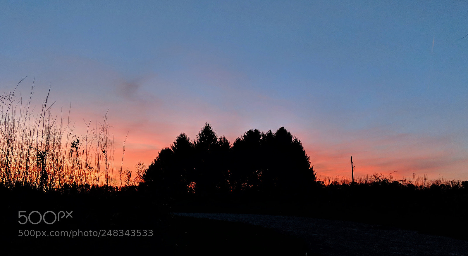 Google Pixel 2 sample photo. Spring sunset photography