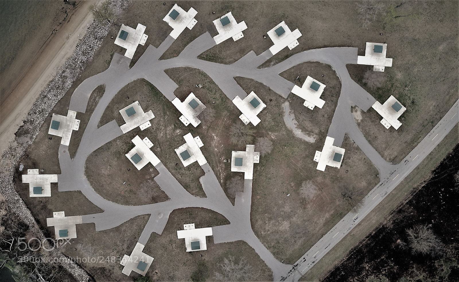 DJI FC220 sample photo. Green boxes photography