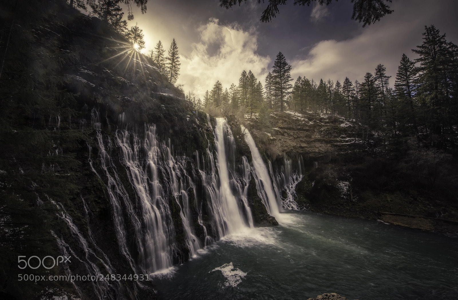 Nikon D810 sample photo. Burney falls photography
