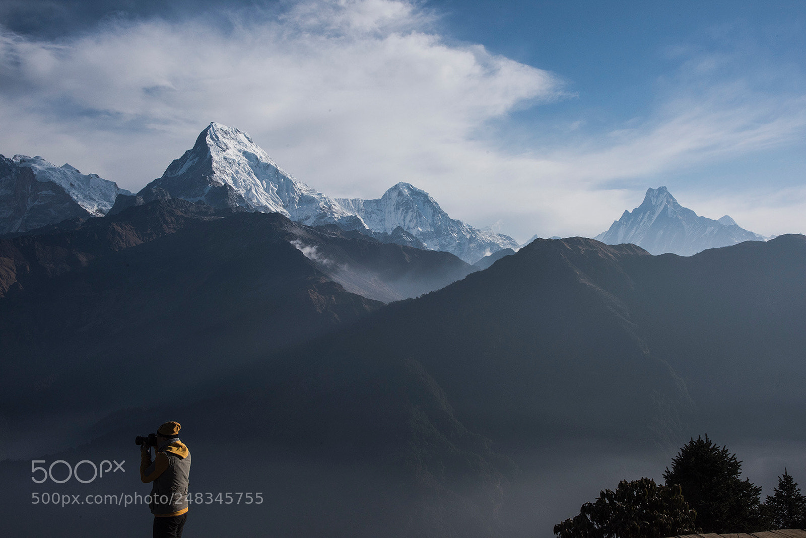 Nikon D810 sample photo. Abc trekking in nepal photography
