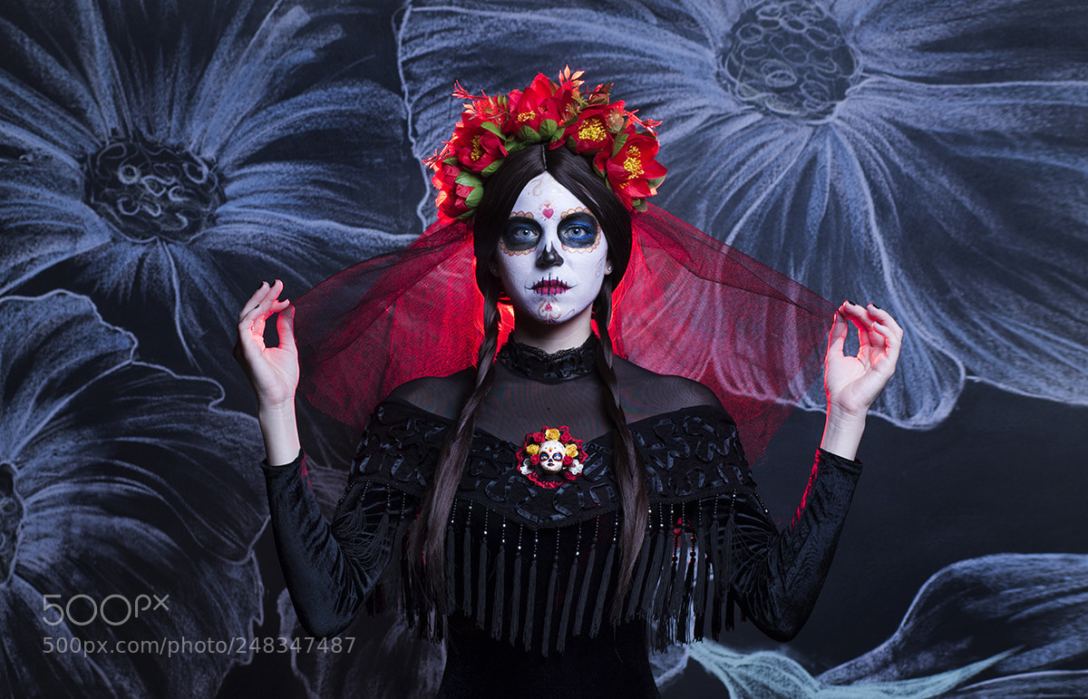 Canon EOS 1100D (EOS Rebel T3 / EOS Kiss X50) sample photo. Santa muerte photography