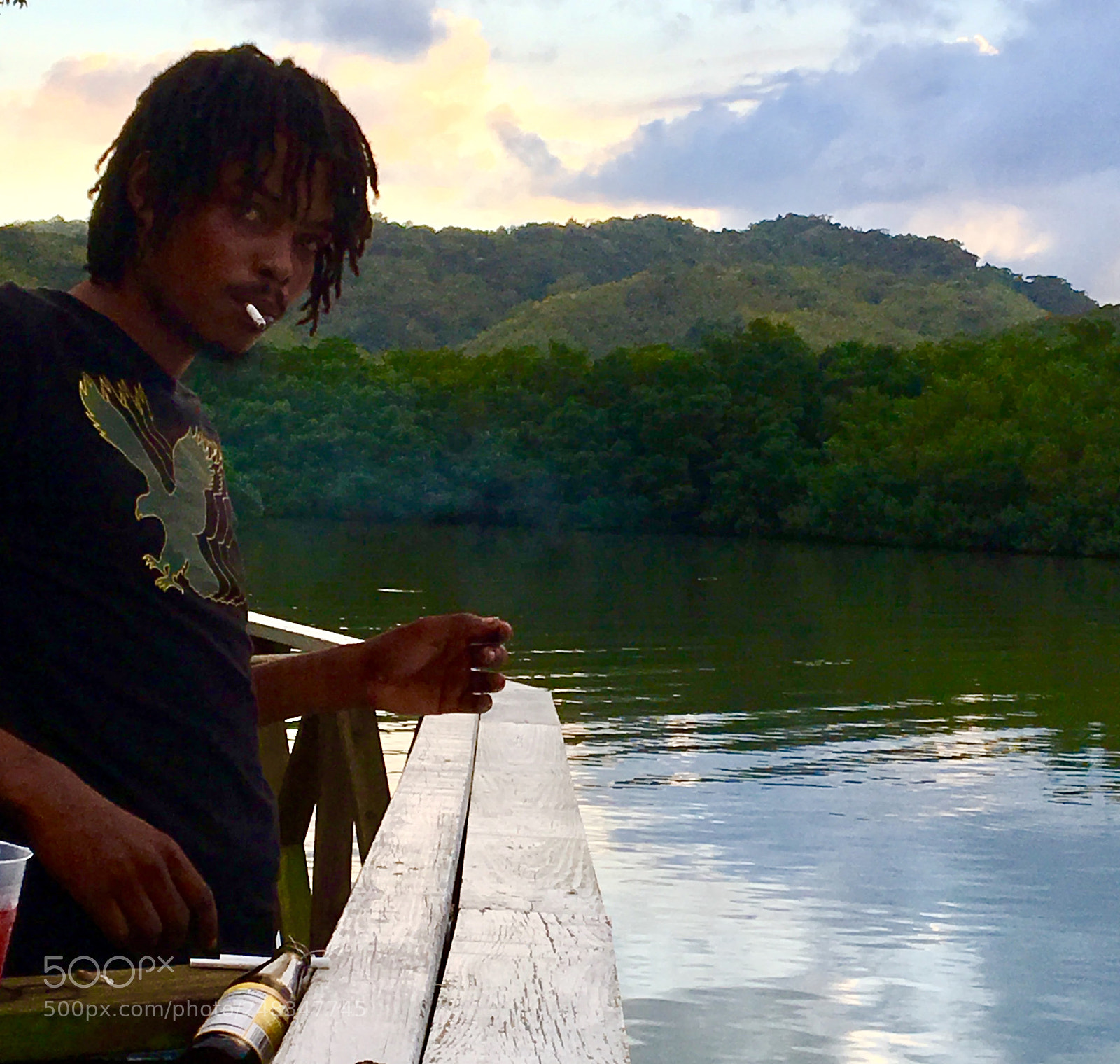 Apple iPhone 6s sample photo. On the dock, jamaica, 2018 photography