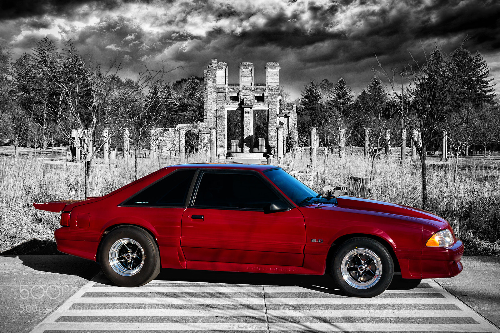 Canon EOS 7D Mark II sample photo. Ford foxbody mustang w photography