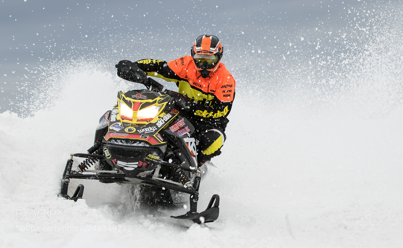 Canon EOS 7D Mark II sample photo. Snocross race-5 photography