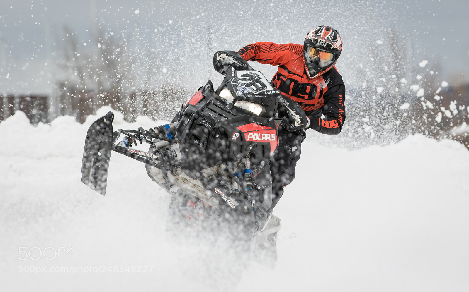 Canon EOS 7D Mark II sample photo. Snocross race-6 photography