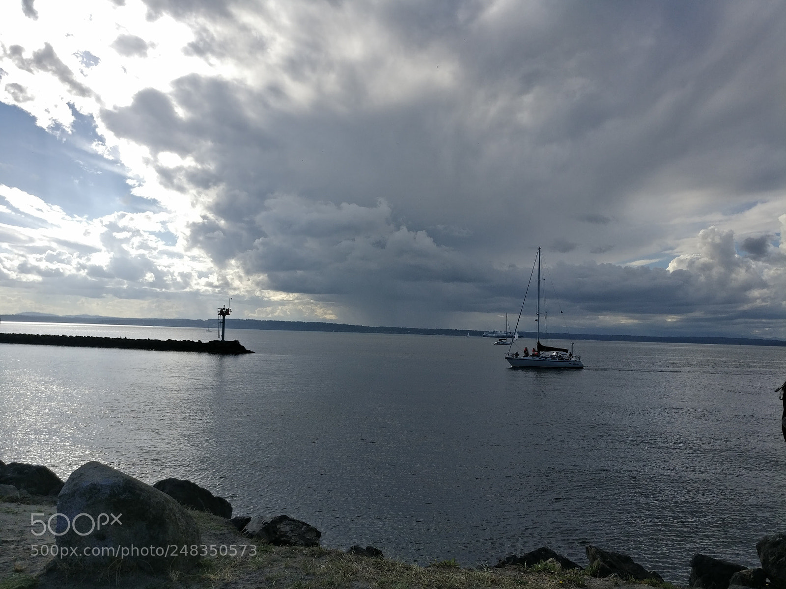 OnePlus A3000 sample photo. Sunset on water photography