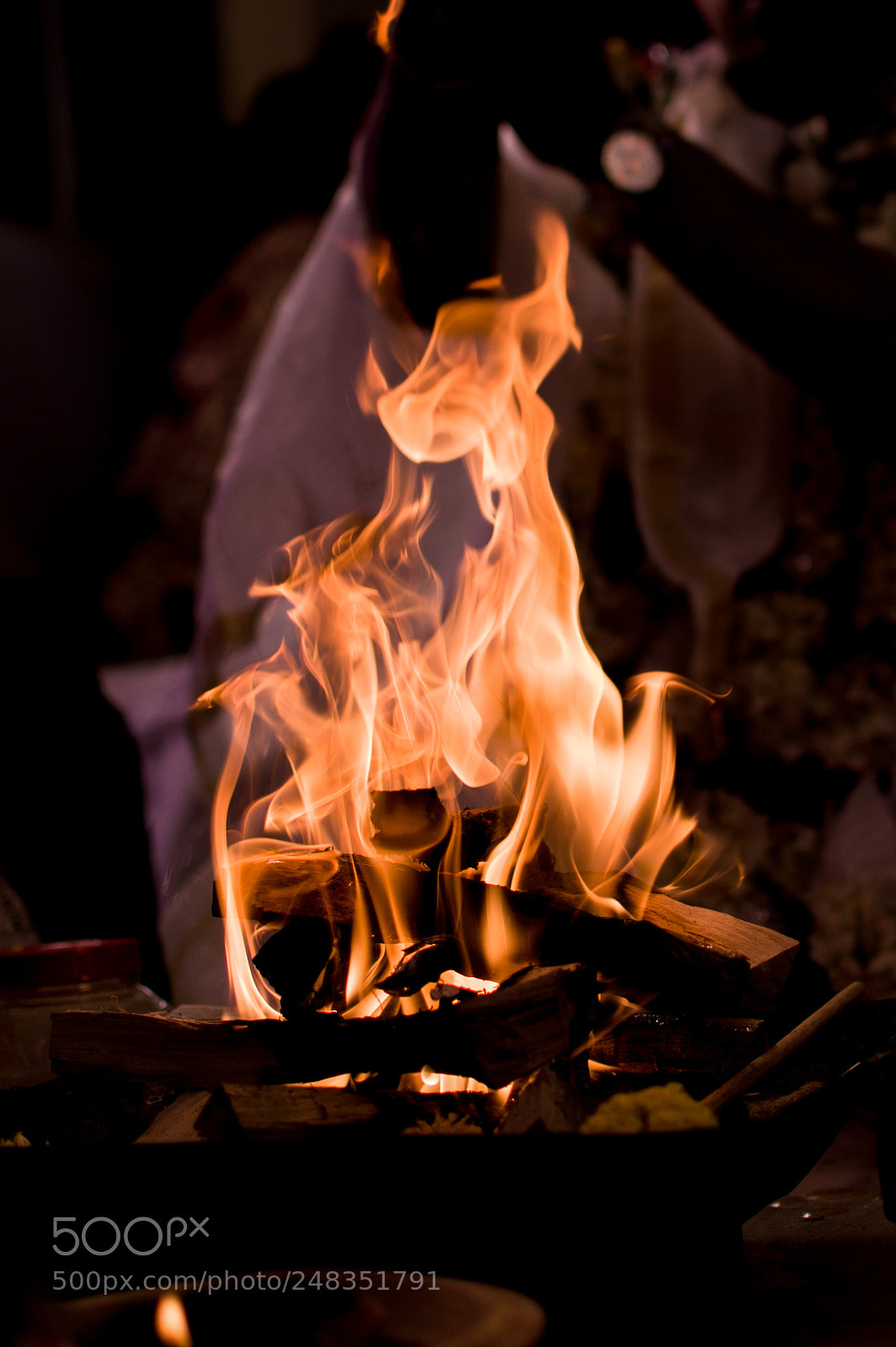 Nikon D3200 sample photo. Fire photography