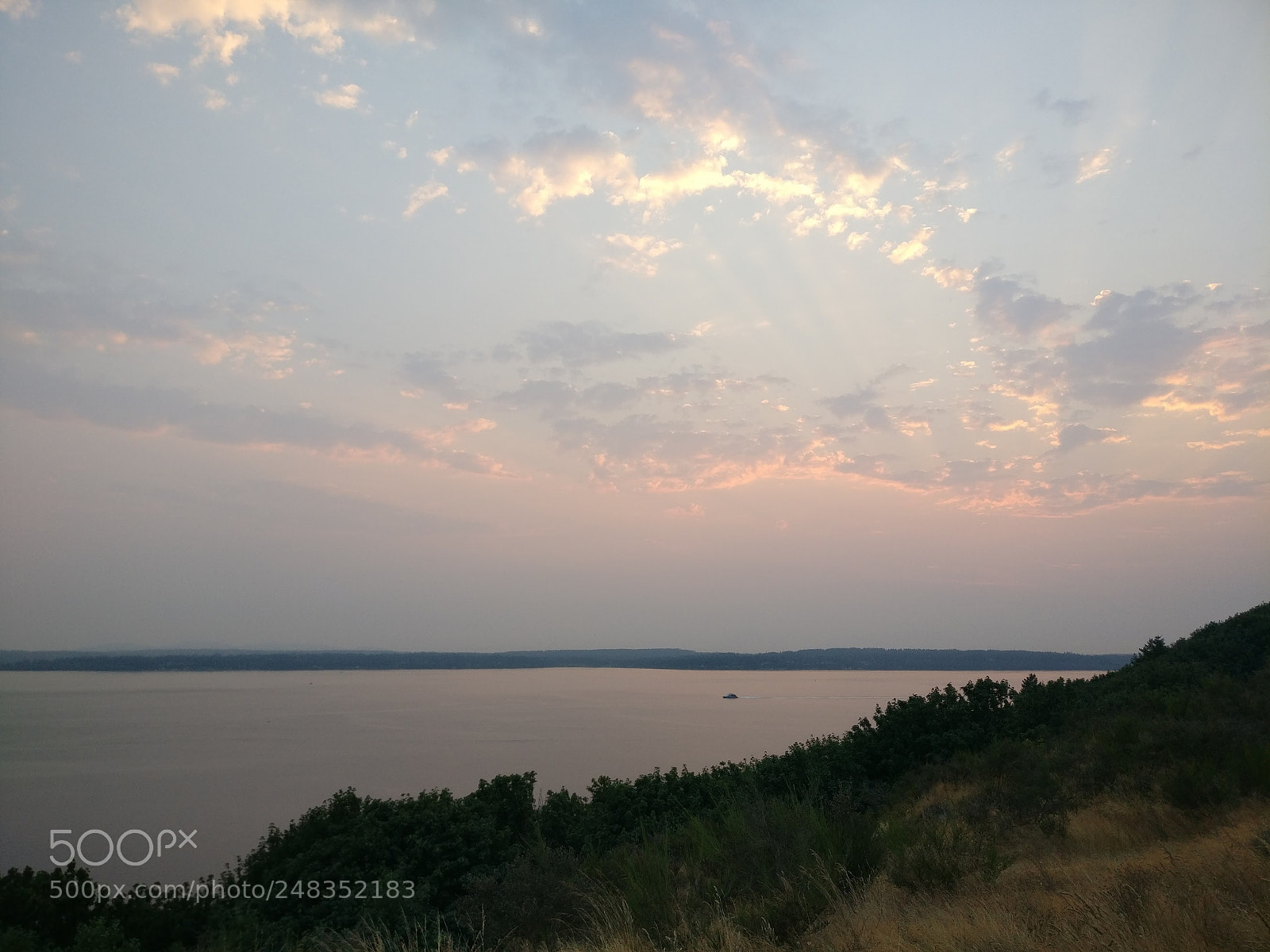 OnePlus A3000 sample photo. Pink sunset photography