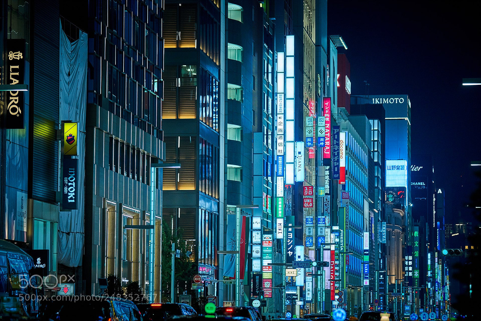 Sony a7R II sample photo. Tokyo ginza photography