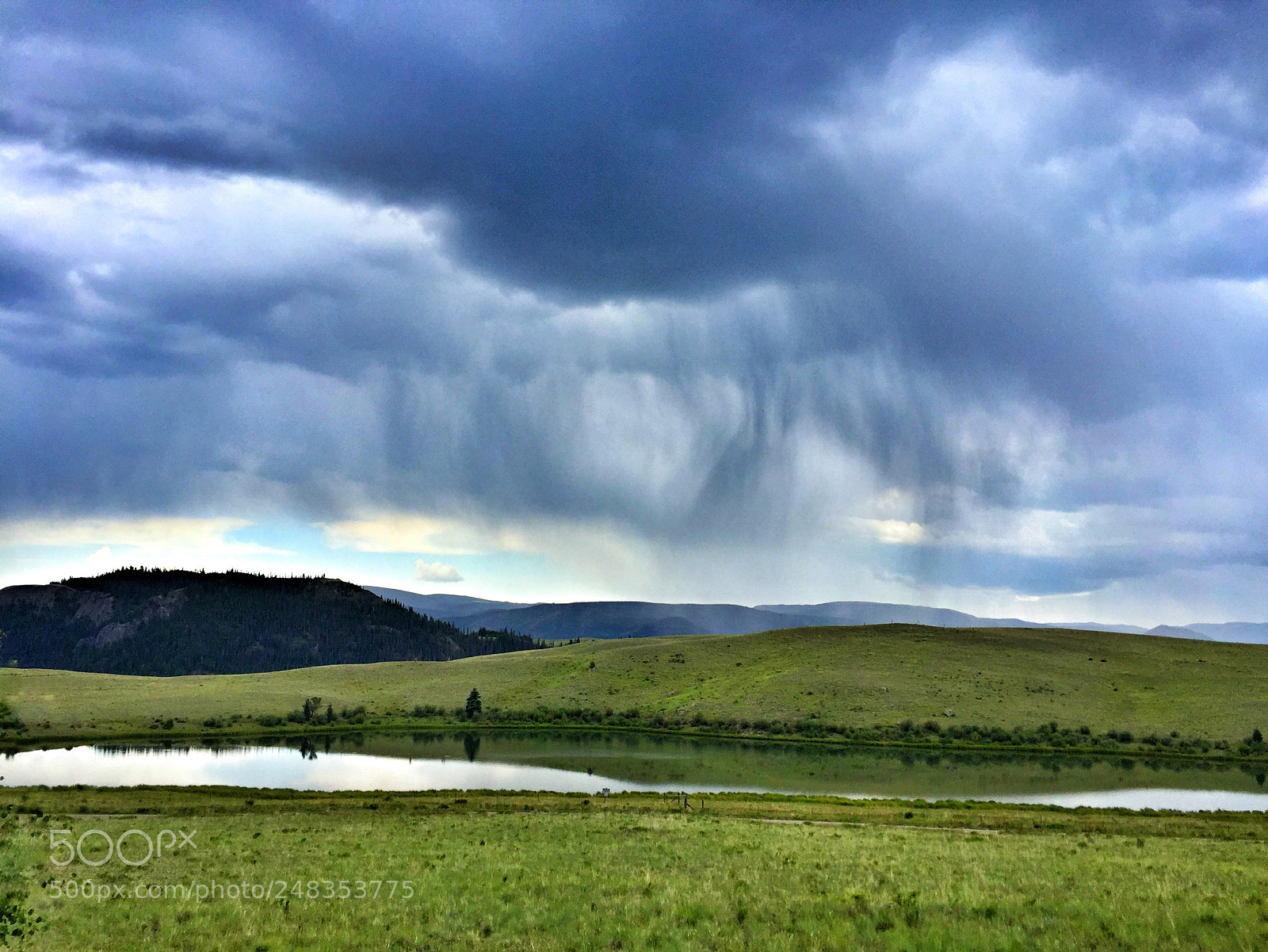 Apple iPhone 6 sample photo. High mountain rainstorm photography