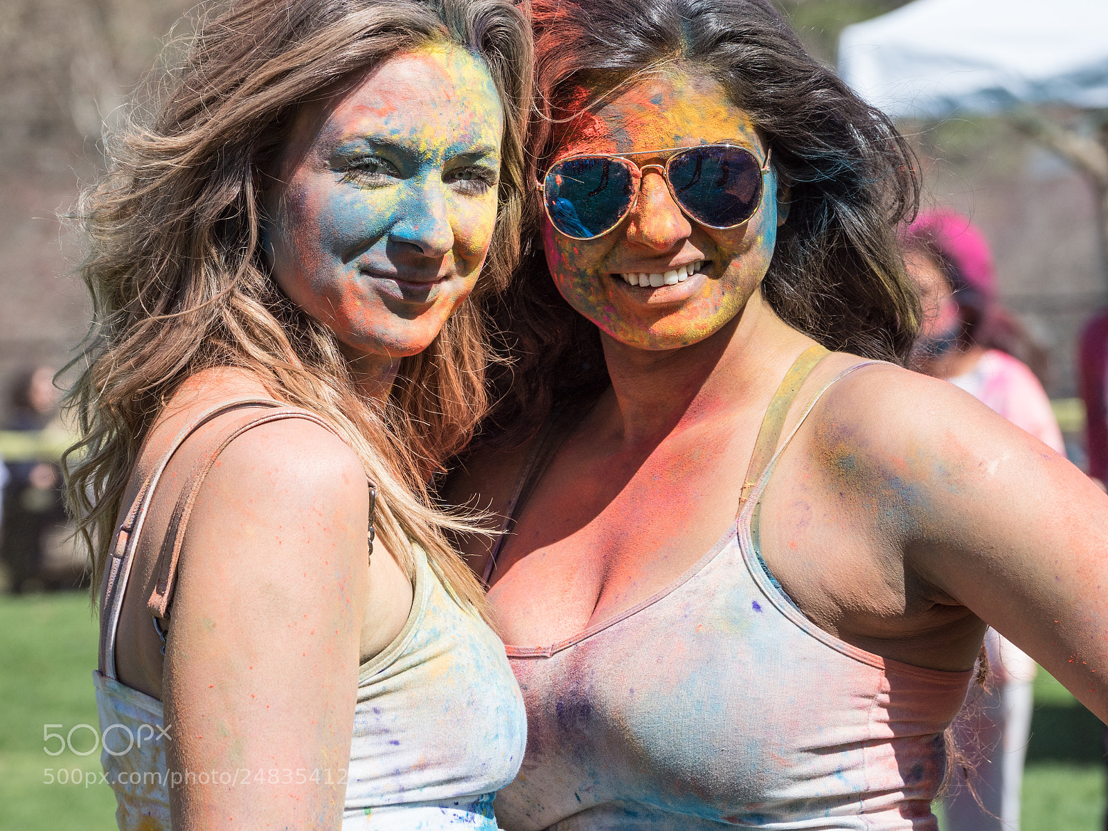 Olympus OM-D E-M1 Mark II sample photo. Holi girls #2 photography