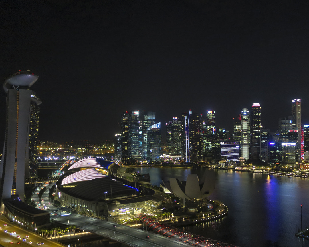 Canon PowerShot G9 X sample photo. Singapore nightscape photography
