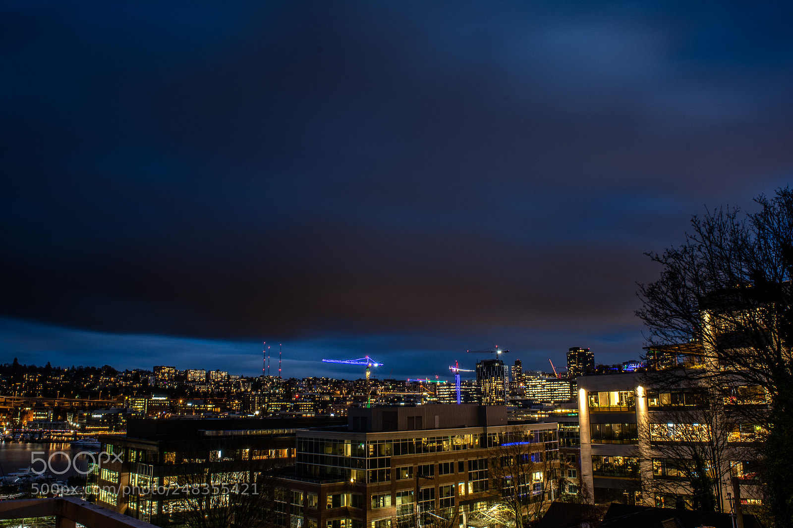 Nikon D5200 sample photo. Skyline from patio photography
