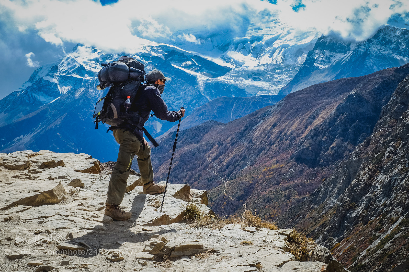 Fujifilm X-E2 sample photo. Annapurna trekking photography