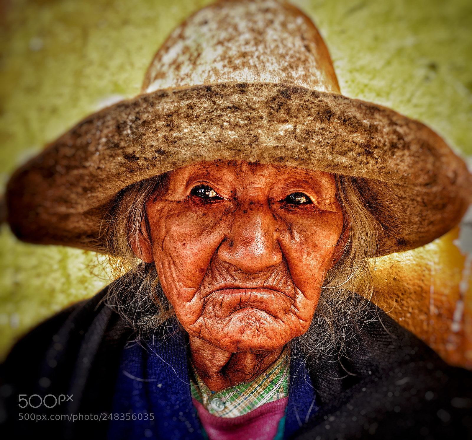 Sony Cyber-shot DSC-RX100 II sample photo. Portrait of andean campesina .   photography
