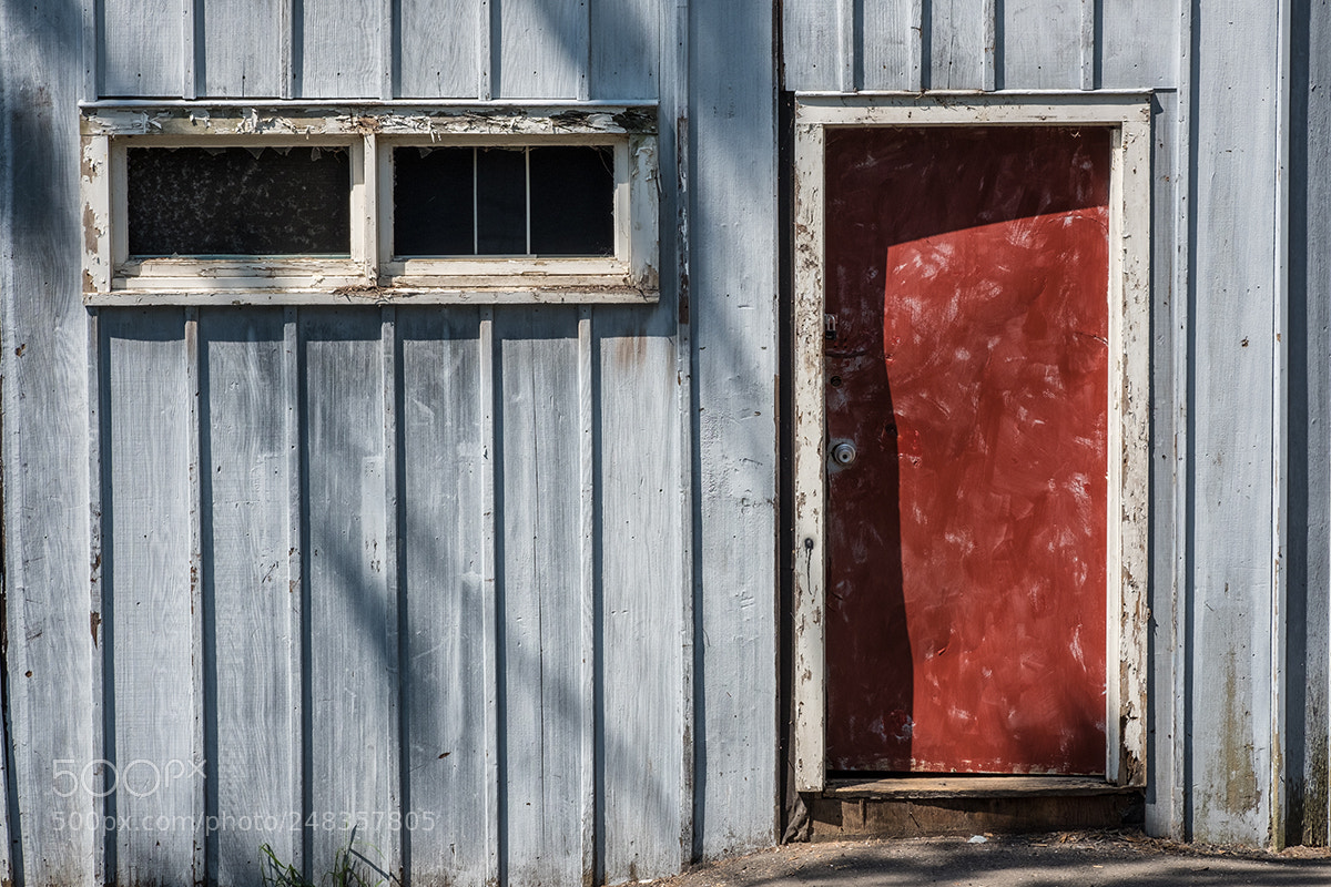 Fujifilm X-T2 sample photo. Red door photography