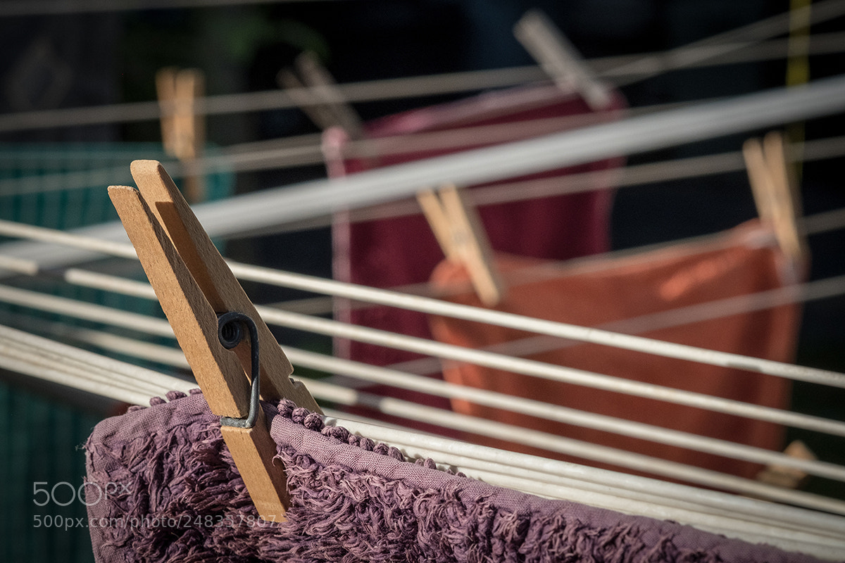 Fujifilm X-T2 sample photo. Clothespins photography