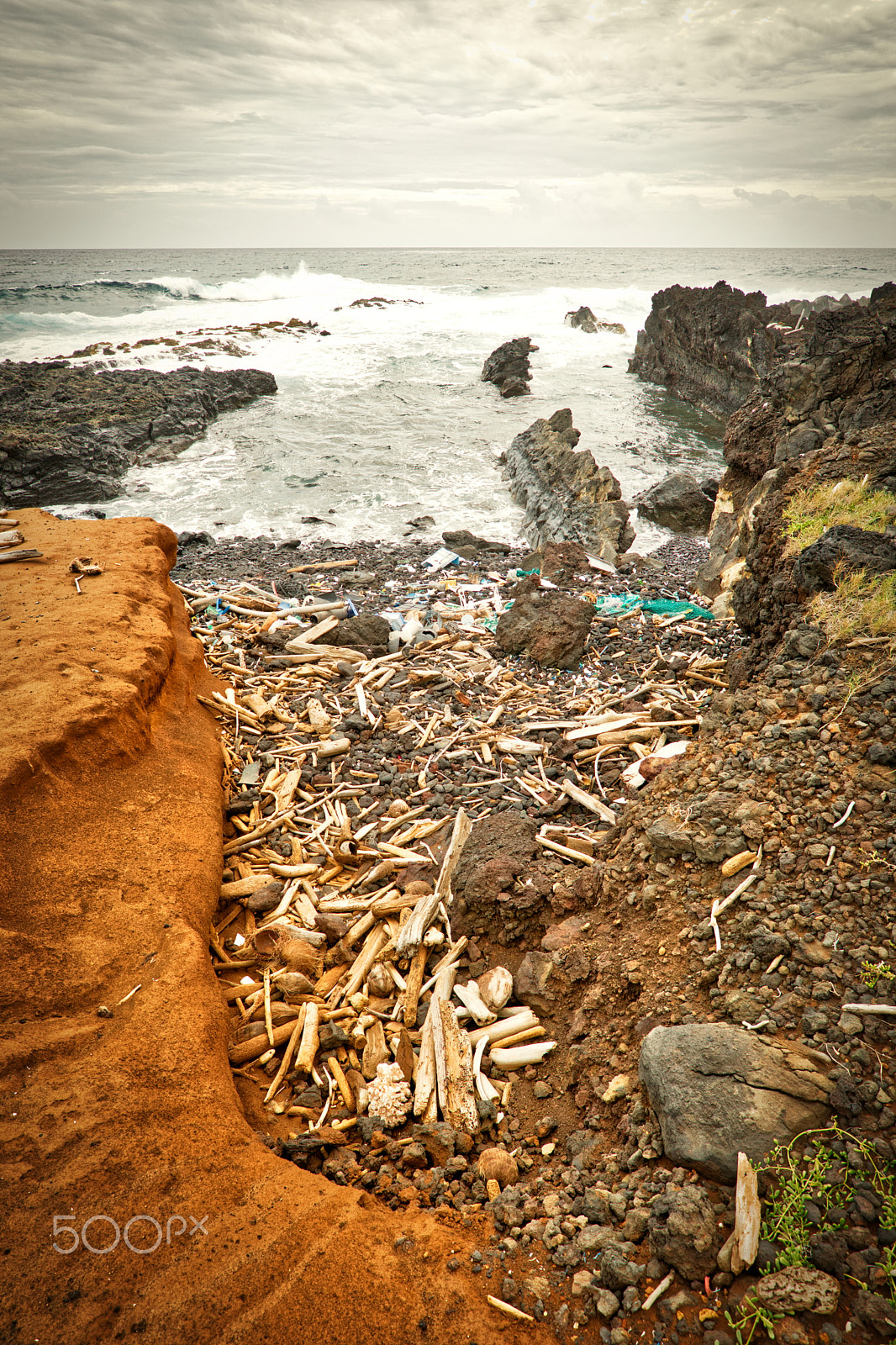 Canon EF 16-35mm F2.8L III USM sample photo. Littered beach photography