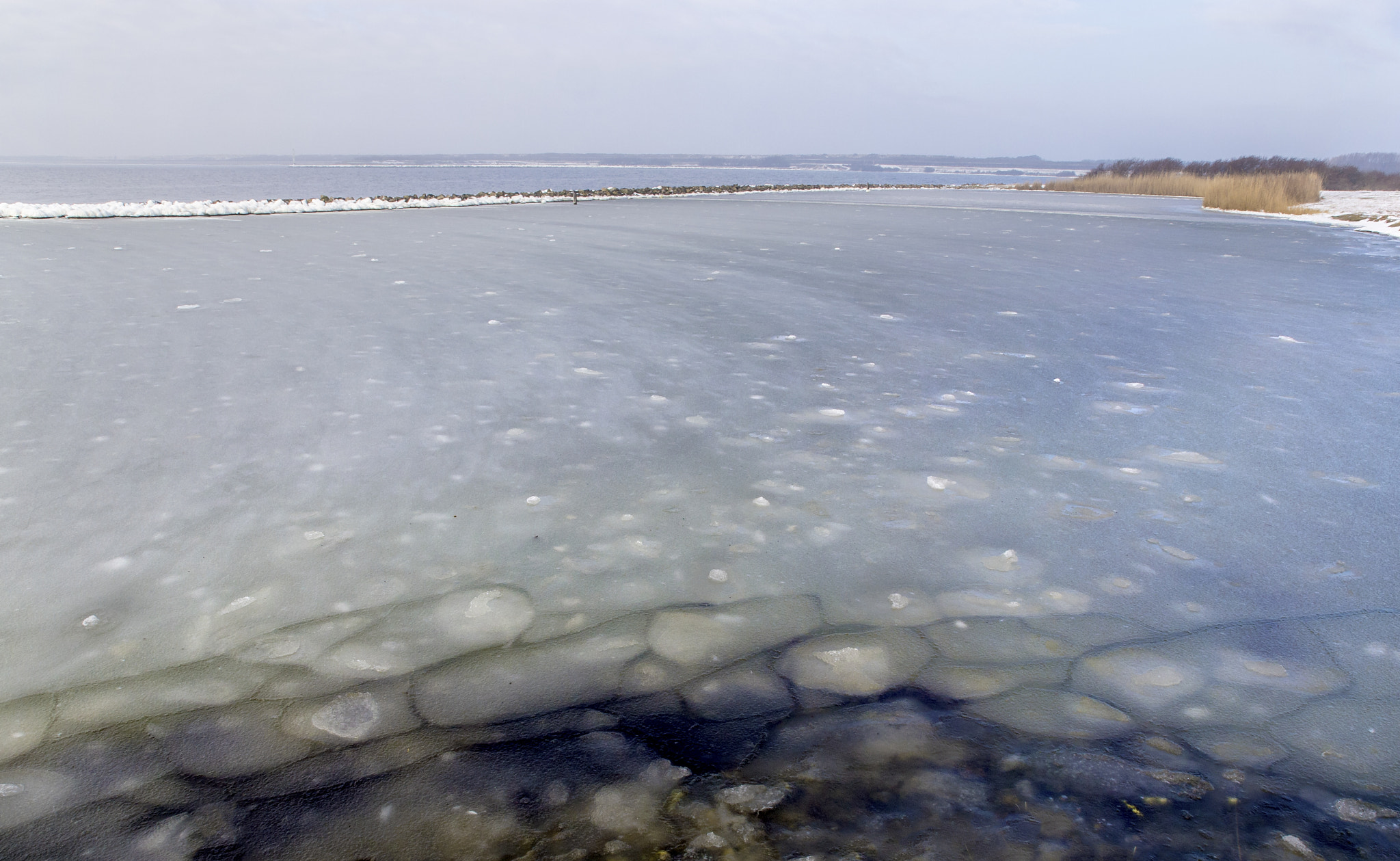 Olympus E-5 sample photo. Ice structures photography