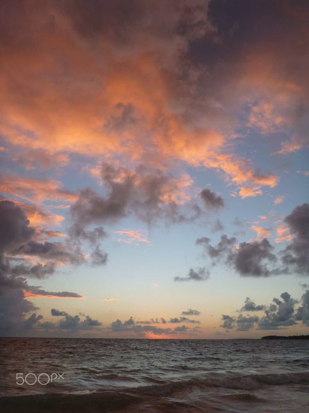 Panasonic DMC-TS4 sample photo. Colorful clouds photography