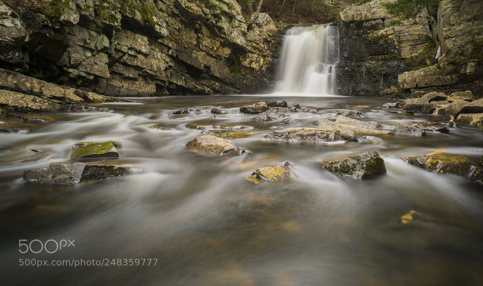 Sony a6000 sample photo. Ettinger falls in march photography